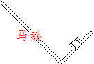 折彎模具之銳角折彎上模103