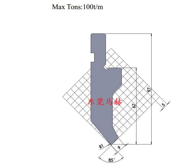 折彎?rùn)C(jī)模具 M85-01