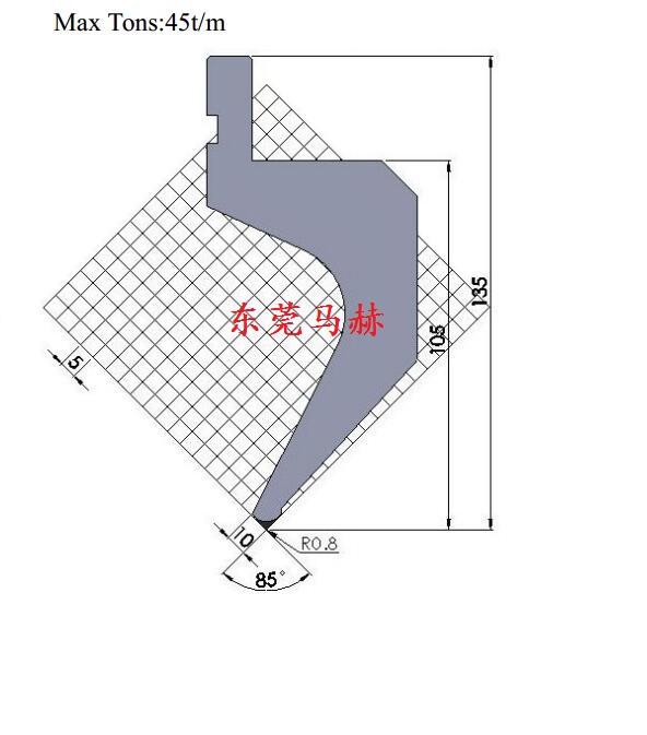 ?折彎?rùn)C(jī)模具型號(hào)-M85-15