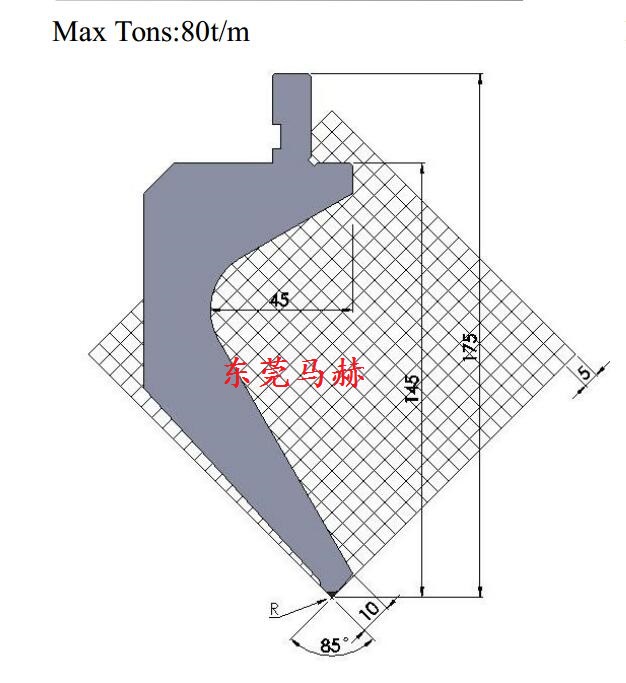 折彎機模具型號-M85-17