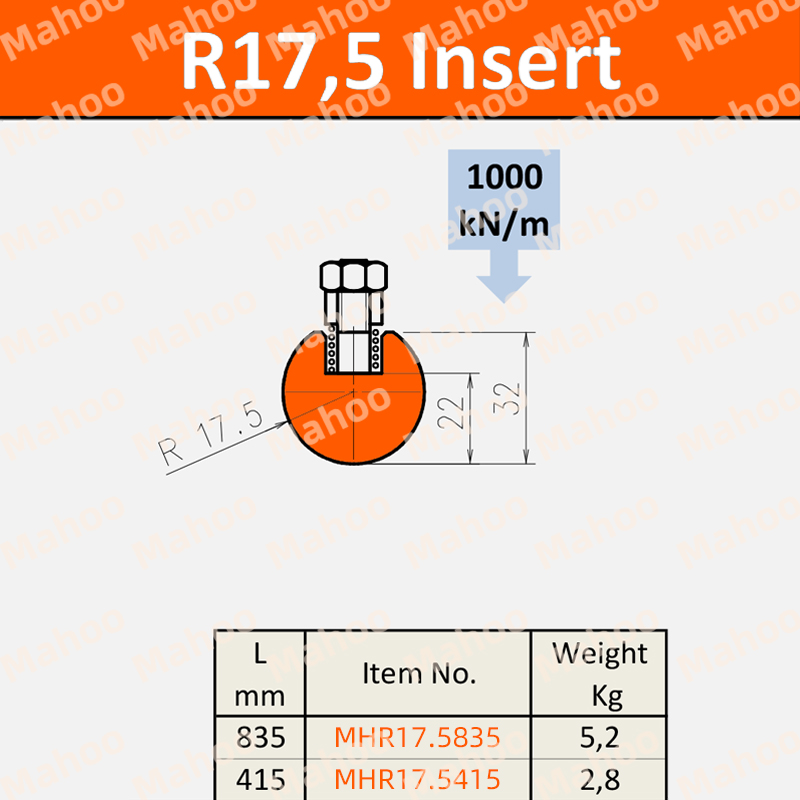 馬赫?qǐng)A弧折彎機(jī)模具-R17.5圓弧折彎刀