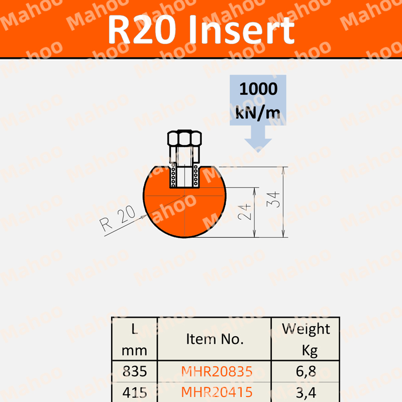 馬赫圓弧折彎機模具-R20圓弧折彎刀